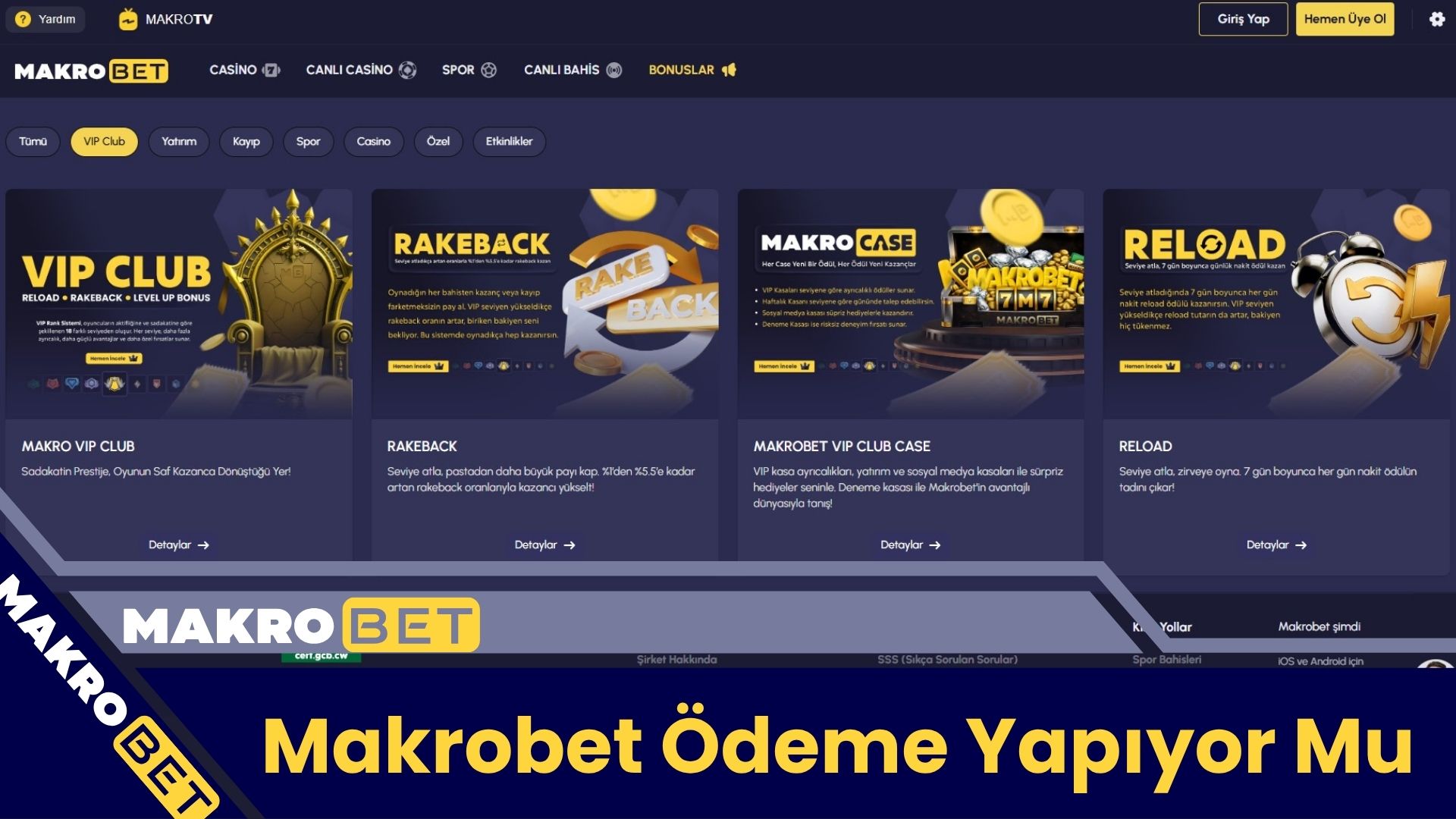 Makrobet Ödeme Yapıyor Mu